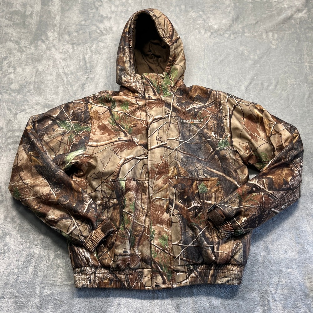 Field & Stream Hunting Jacket Youth Boys Camo HydroProof Ultra Waterproof XL